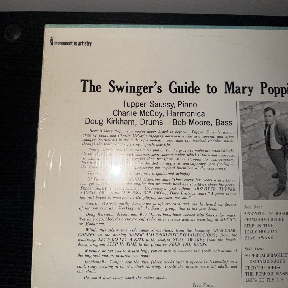 The Tupper Sassy Quartet- Swingers Guide To Mary Poppins Vinyl LPSLP-1803 EX - Picture 11 of 16